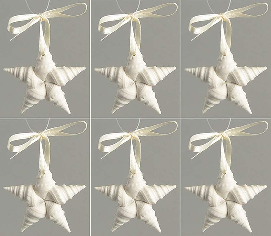 Margaret Furlong Ornaments A Pocketful Of Stars-Set Of 6 - Boxed by Margaret Furlong-1