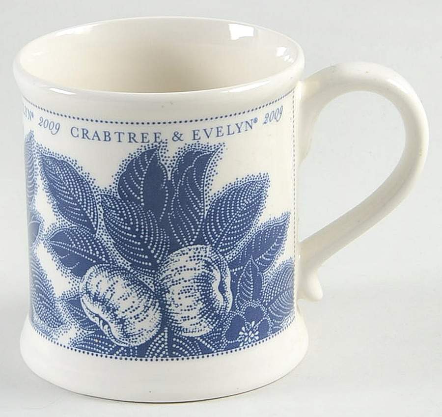 Crabtree & Evelyn Annual Mug 2009 Blue - No Box by Mason's-1