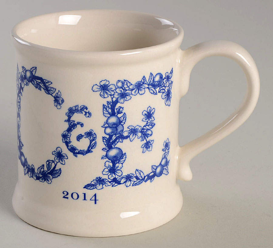 Crabtree & Evelyn Annual Mug 2014 Blue - Boxed by Mason's-1