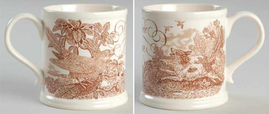 Crabtree & Evelyn Annual Mug 1991 Brown - No Box by Mason's-1