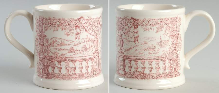 Crabtree & Evelyn Annual Mug 1993 Pink - No Box by Mason's-1