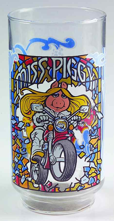 Great Muppet Caper-Glassware Miss Piggy - No Box by McDonalds-1