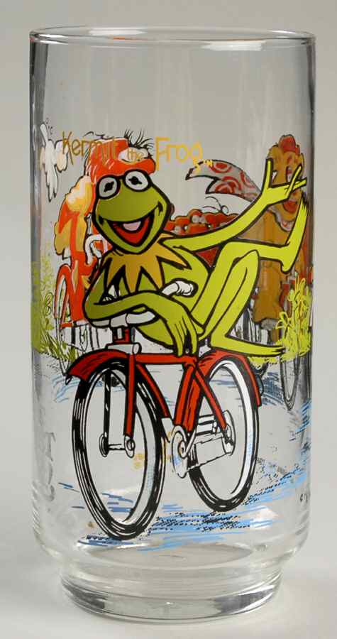Great Muppet Caper-Glassware Kermit The Frog - No Box by McDonalds-1