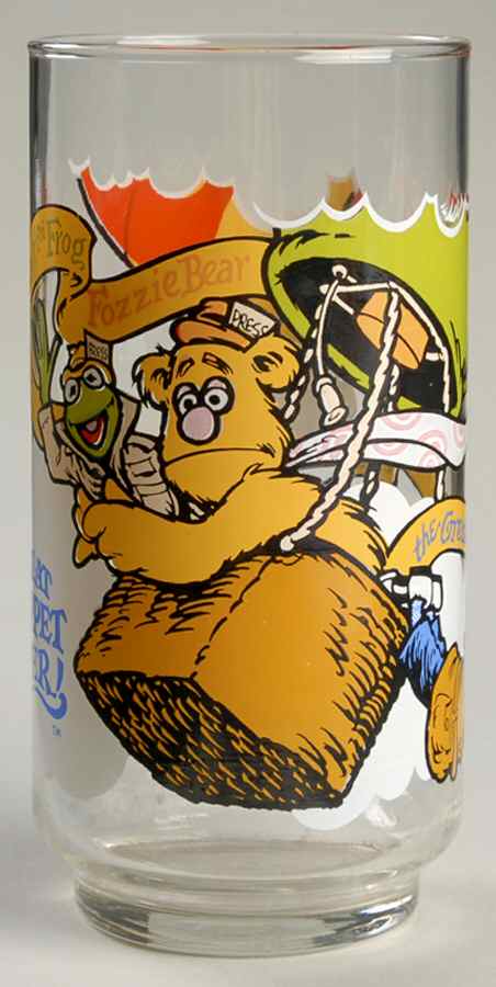 Great Muppet Caper-Glassware Kermit, Fozzie, & Gonzo - No Box by McDonalds-1