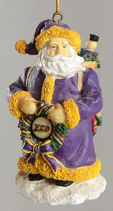 Collegiate Santa Ornament East Carolina University - Boxed by Memory Company-1