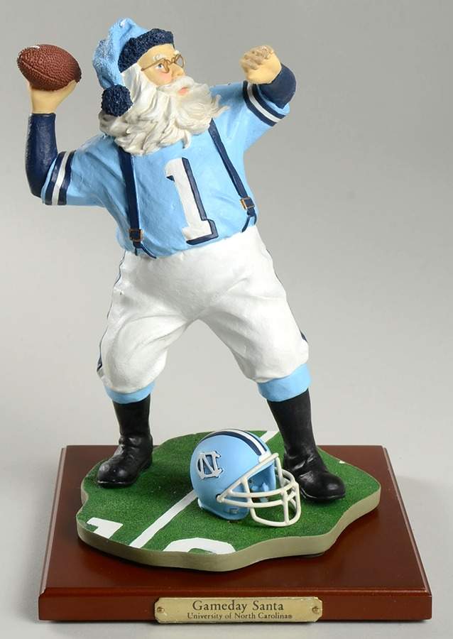 Collegiate Gameday Santa Figurine University Of North Carolina - Boxed by Memory Company-1