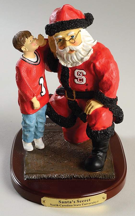 Collegiate Santa's Secret Figurine North Carolina State University - No Box by Memory Company-1