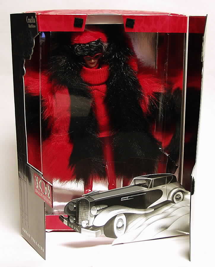 Disney Great Villains Ruthless In Red:Cruella - No Box by Mattel-1