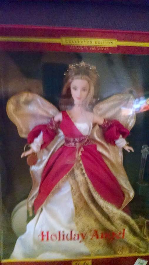 Barbie & Ken Dolls Holiday Angel-Red Dress - Boxed by Mattel-1
