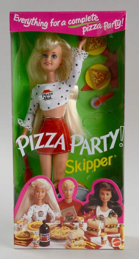 Barbie & Ken Dolls Pizza Party Skipper-Pizza Hut - Boxed by Mattel-1