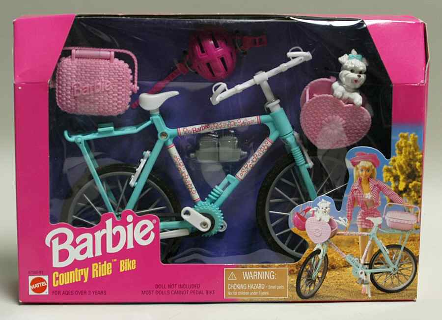 Barbie & Ken Dolls Barbie Country Ride Bike - Boxed by Mattel-1