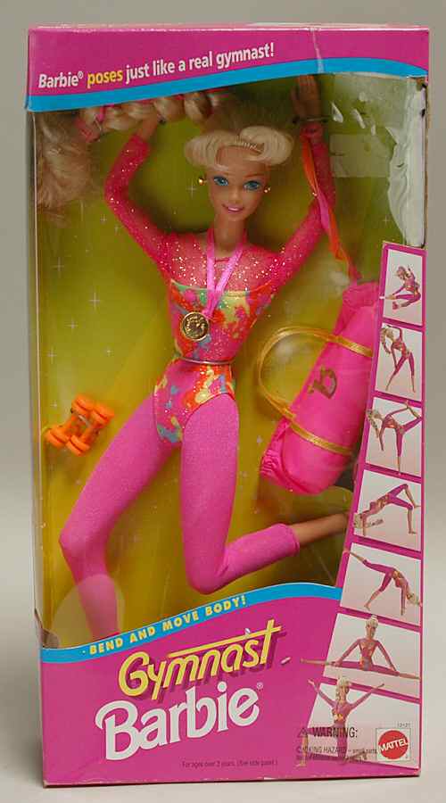 Barbie & Ken Dolls Gymnast Barbie - No Box by Mattel-1