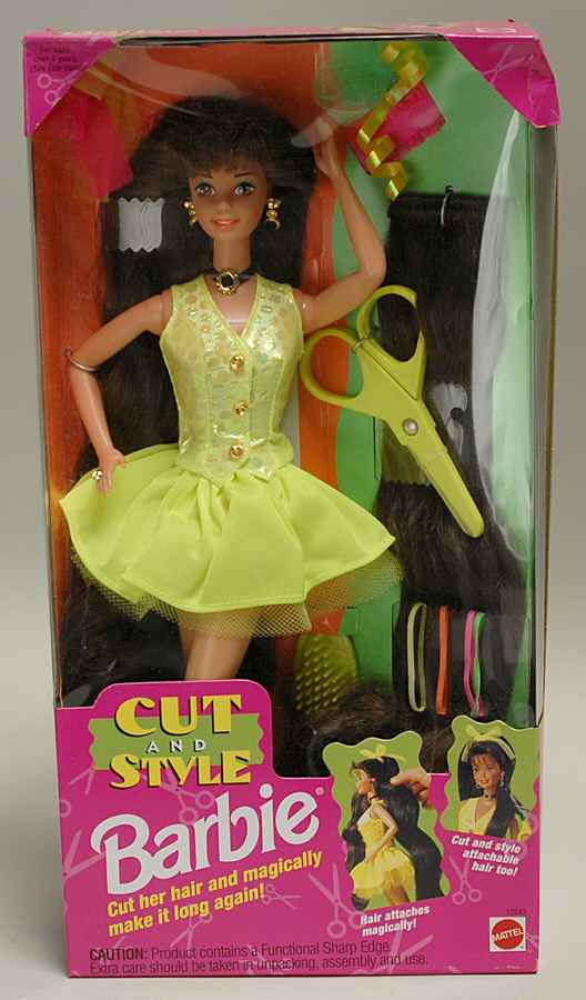 Barbie & Ken Dolls Cut And Style Barbie - No Box by Mattel-1