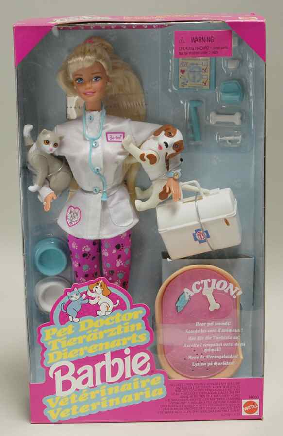 Barbie & Ken Dolls Pet Doctor - Boxed by Mattel-1