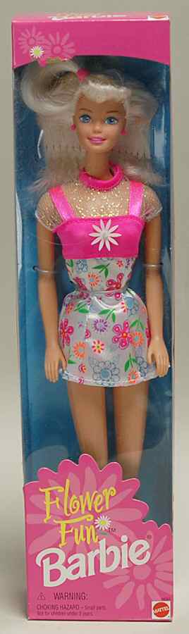 Barbie & Ken Dolls Flower Fun Barbie-Blonde - Boxed by Mattel-1