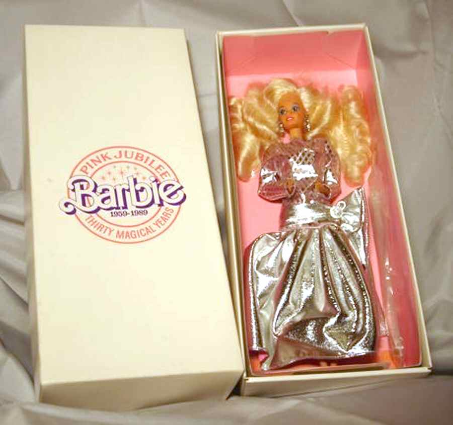 Barbie & Ken Dolls Pink Jubilee-30th Annv - Boxed by Mattel-1