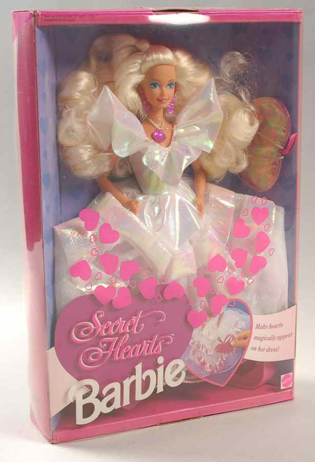 Barbie & Ken Dolls Secret Hearts-Blonde - Boxed by Mattel-1