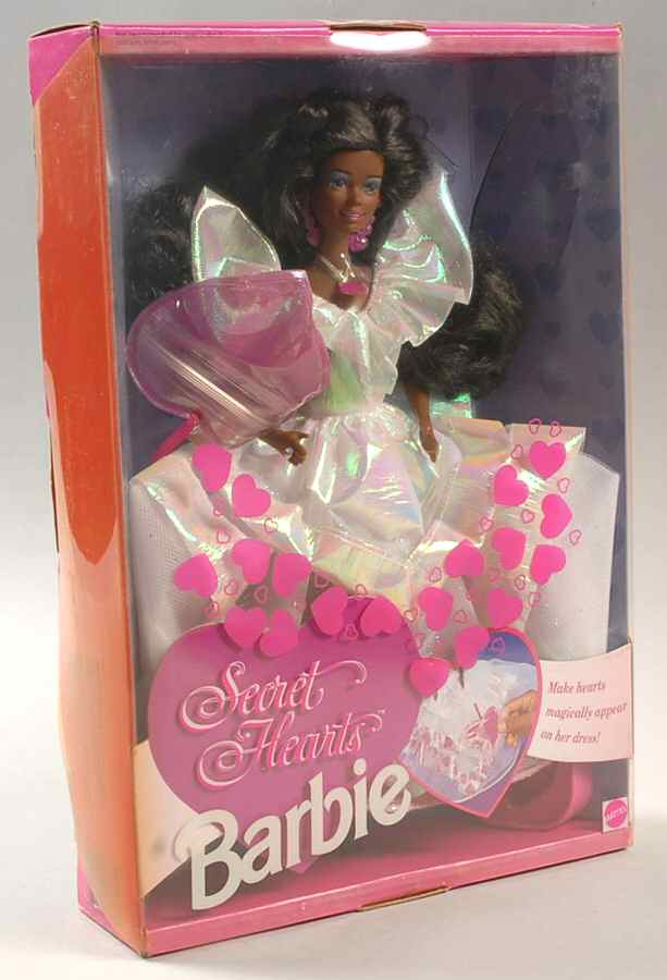 Barbie & Ken Dolls Secret Hearts-Brunette - Boxed by Mattel-1