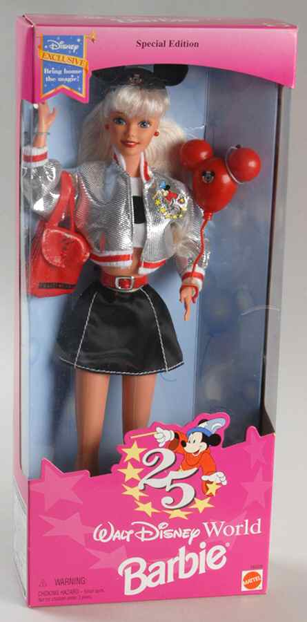 Barbie & Ken Dolls 25th Anv. Walt Disney World Ba - No Box by Mattel-1