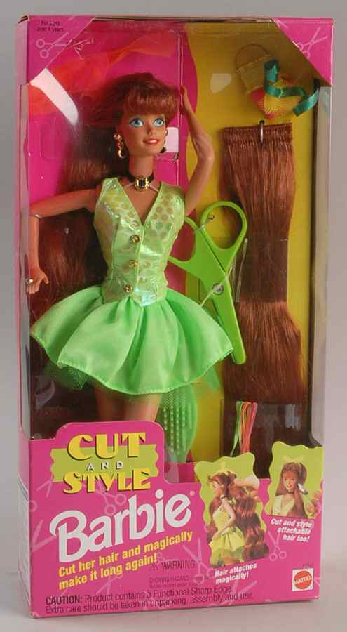 Barbie & Ken Dolls Cut And Style Barbie Redhead - Boxed by Mattel-1