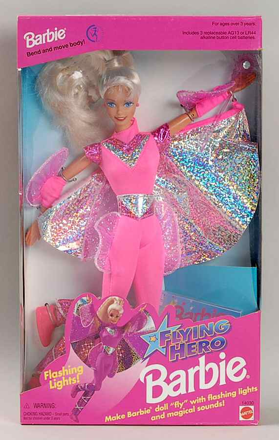 Barbie & Ken Dolls Flying Hero Barbie - Boxed by Mattel-1