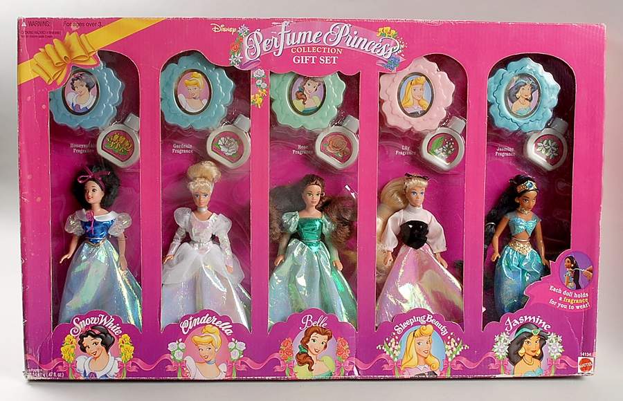 Barbie & Ken Dolls Disney Perfume Princess Collec - No Box by Mattel-1