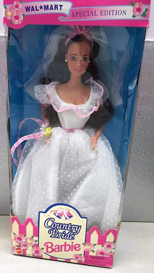 Barbie & Ken Dolls Country Bride Barbie(Brown Hai - Boxed by Mattel-1