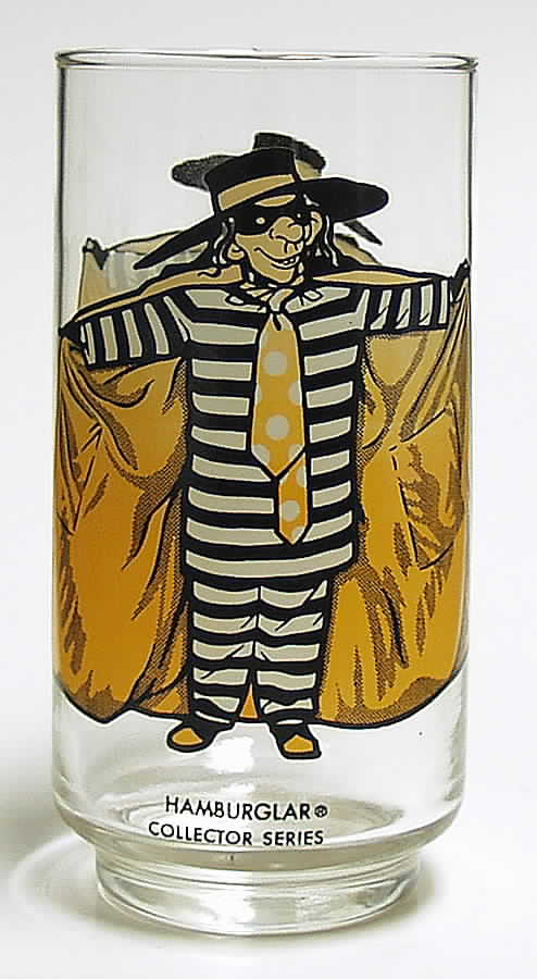 Collectors Series-Glassware Hamburglar - No Box by McDonalds-1