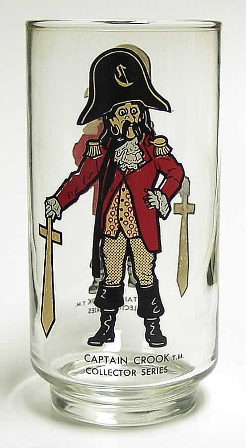 Collectors Series-Glassware Captain Crook - No Box by McDonalds-1