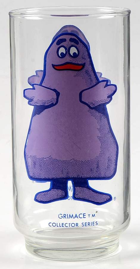 Collectors Series-Glassware Grimace - No Box by McDonalds-1