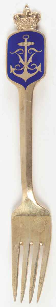 Michelsen Commemorative Fork King Frederik Ix-Birthday - No Box by Anton Michelsen-1