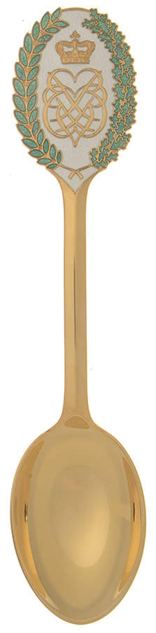 Michelsen Commemorative Spoon Princess Benedikte Wedding - No Box by Anton Michelsen-1