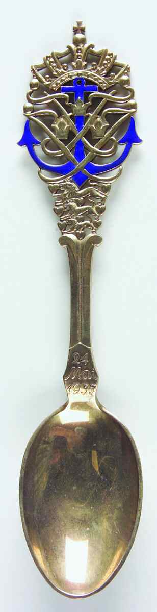 Michelsen Commemorative Spoon Prince Frederik Wedding - No Box by Anton Michelsen-1
