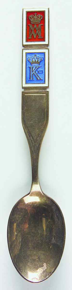 Michelsen Commemorative Spoon Princess Anne Marie Wedding - No Box by Anton Michelsen-1