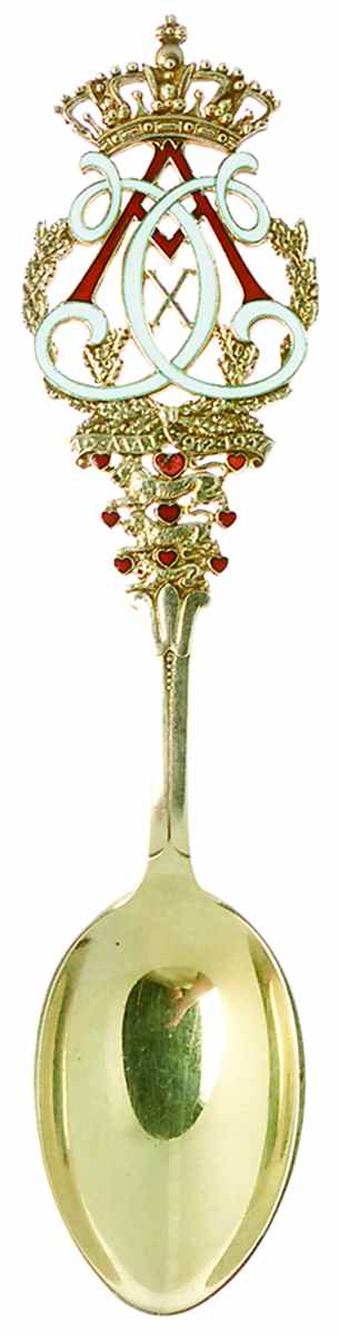 Michelsen Commemorative Spoon King Christian X-Anniversary - No Box by Anton Michelsen-1