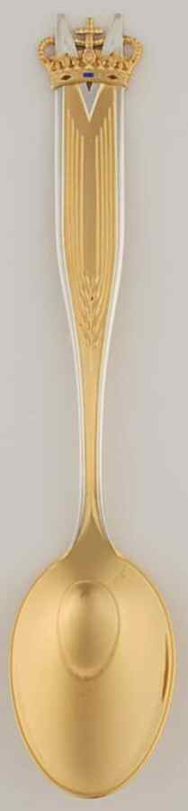 Michelsen Commemorative Spoon Princess Margrethe Birthday - No Box by Anton Michelsen-1