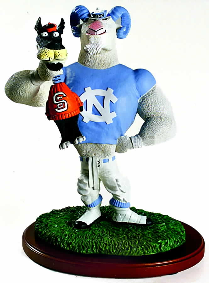 The Rivalry Series Unc Holding Ncsu Wolf - Boxed by Memory Company-1