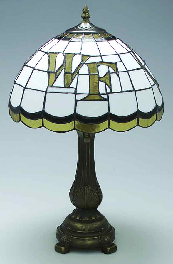 Collegiate Lamps-Stained Glass Wake Forest-Deacons Lamp - Boxed by Memory Company-1