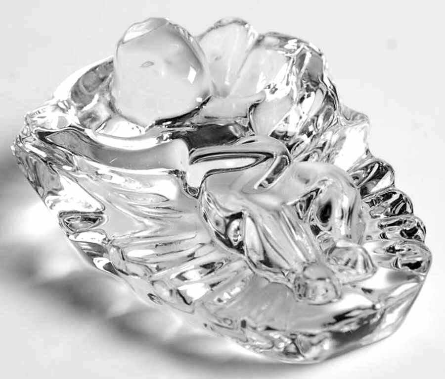 Nativity-Crystal Baby Jesus-Small - No Box by Mikasa-1
