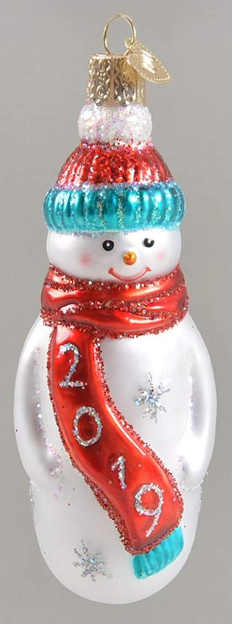 Annual Snowman 2019 Snowman - No Box Nb2019 by Old World Christmas (Newer)-1