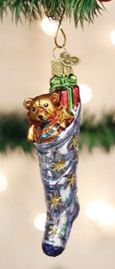 Clothing & Footwear - Fashion Victorian Stocking - No Box by Old World Christmas (Newer)-1