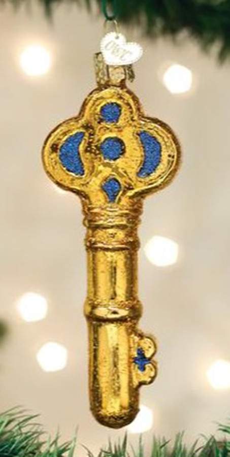 Old World Christmas Antique Key - No Box Nb2756 by Old World Christmas (Newer)-1