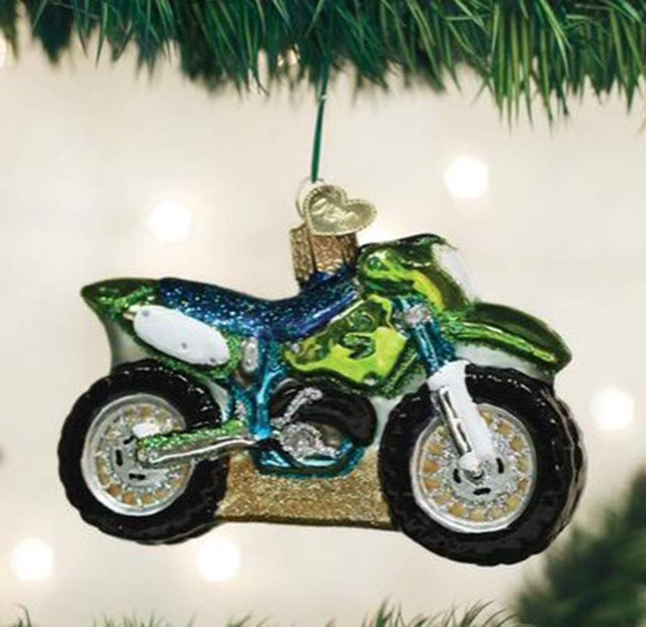 Old World Christmas Motorcross Bike - No Box Nb2660 by Old World Christmas (Newer)-1