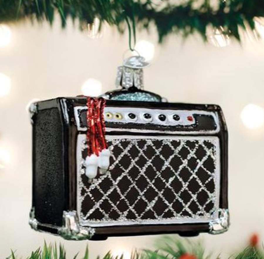 Music Guitar Amp - No Box by Old World Christmas (Newer)-1