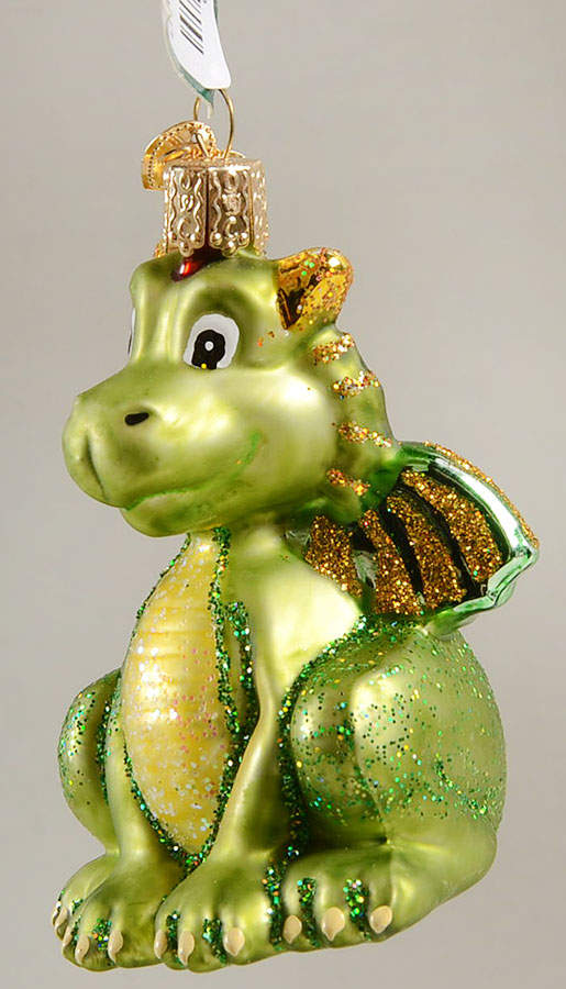 Old World Christmas Little Dragon - No Box Nb3048 by Old World Christmas (Newer)-1