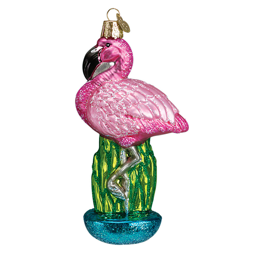 Old World Christmas Flamingo - No Box by Old World Christmas (Newer)-1