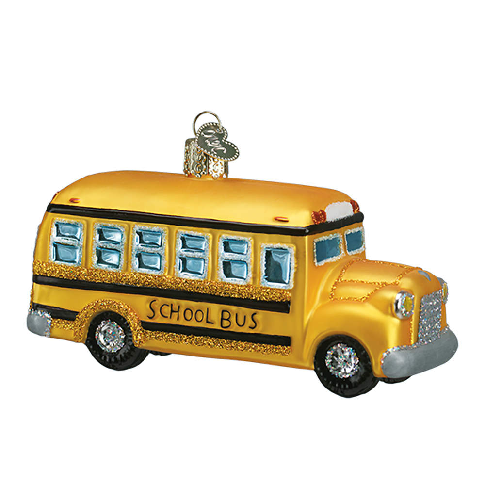 Old World Christmas School Bus - No Box by Old World Christmas (Newer)-1