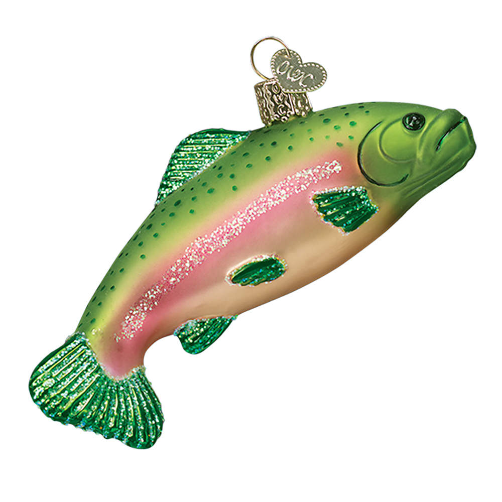 Old World Christmas Rainbow Trout - No Box by Old World Christmas (Newer)-1