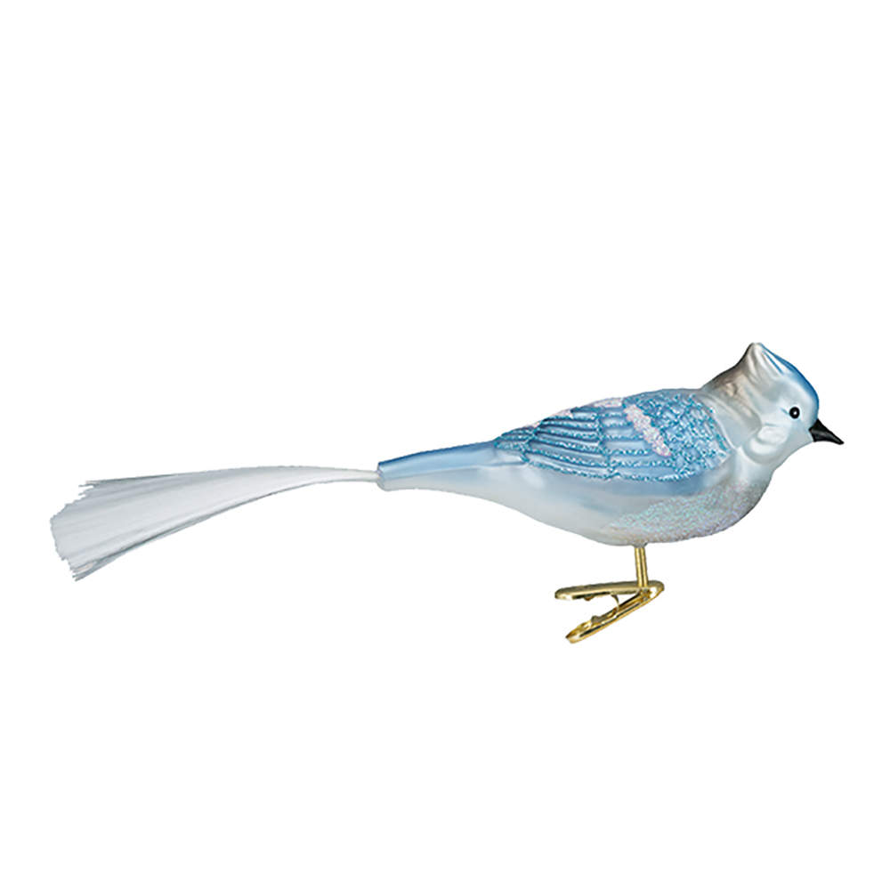 Old World Christmas Blue Jay-Clip On - No Box by Old World Christmas (Newer)-1