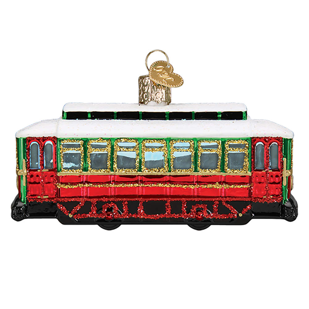 Old World Christmas Trolley - No Box Nb3131 by Old World Christmas (Newer)-1